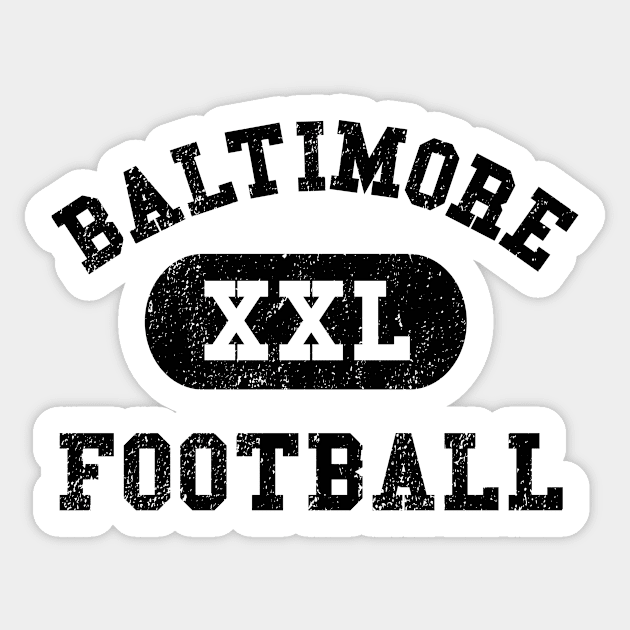 Baltimore Football Sticker by sportlocalshirts